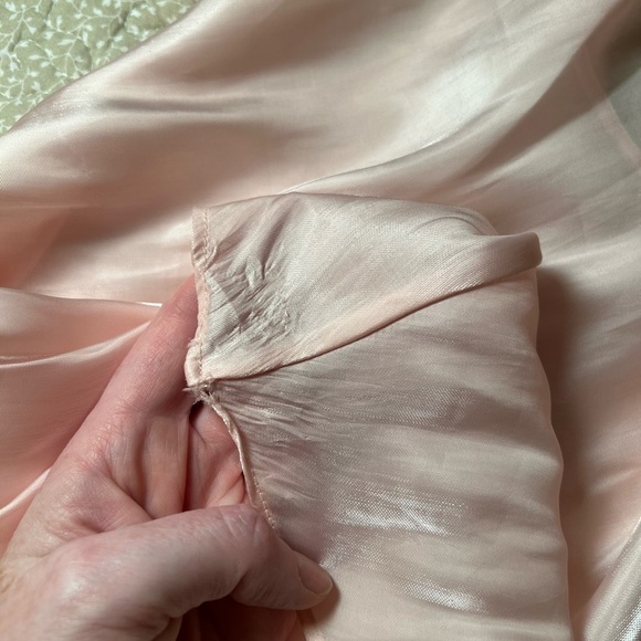 Victoria’s Secret Bias Cut Camisole Mini Slip Dress, size medium, shell pink - Picture 7 of 8